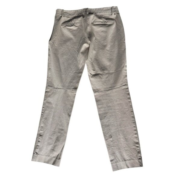 Aritzia Babaton Elliot Pants WOmen's Sz 6 Cropped Light Tan Side Zip Pants - Picture 2 of 9